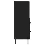 Sideboard Black 34.5x34x90 cm Engineered Wood 828677