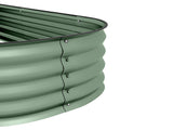 Galvanised Raised Garden Bed, Metal Planter Box with Safety Edging, for Flowers, Herbs, Succulents, T3398P311610