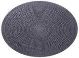 Jute Placemets 12 pcs Dark grey 30 cm 100% Tossa Jute 42012310