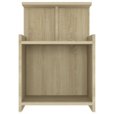 Bed Cabinets 2 pcs Sonoma Oak 40x35x60 cm Engineered Wood 806182