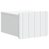 Wall-Mounted Bedside Cabinet 2 pcs White 33 x 34.5 x 24 cm 898256