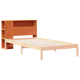 Headboard with Storage Wax Brown 75 cm Solid Wood Pine 855647