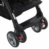 Tandem Stroller Pink and Black Steel 10157