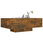 ZNTS Coffee Table Smoked Oak 85x55x31 cm Engineered Wood 815759