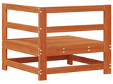 Garden Corner Sofa Solid Pine Wood Wax Brown 62 x 62 x 70.5 cm 865471