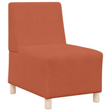 Modular Sofa Unit Armless 2 pcs Orange 55 x 74 x 82 cm 3399782