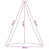 Sunshade Sail 5 x 7 x 7 m HDPE 42032916