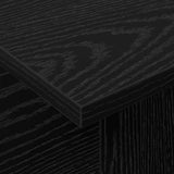 TV Stand Black Oak 102 x 35 x 45 cm Engineered Wood 890993