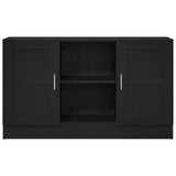Sideboard Black Oak 120 x 30.5 x 70 cm Engineered Wood 862522