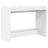 Bed Desk White Engineered Wood 100 x 45 x 75 cm 893731