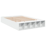 Bed Frame without Mattress White 135x190 cm Double 3280587