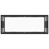 TV Cabinet Black with Tempered Glass 100x40x40 cm 322855