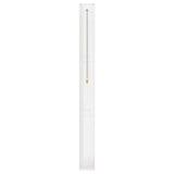 Outdoor Shower 226 cm Solid Pine Wood and Stainless Steel White 886341