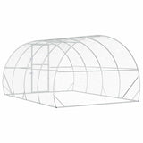 Chicken Coop Silver 400 x 300 x 200 cm Galvanised Steel 3434691