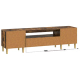 LED TV Cabinet Smoked Oak Engineered Wood 897130
