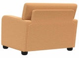 Armchair Beige Faux Lamb Fleece 42043411