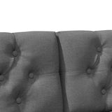 Upholstered Headboard Dark Grey 160 cm Solid Pine Wood 879165