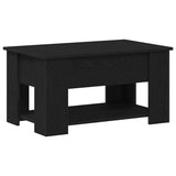 Coffee Table Black Oak 79 x 49 x 41 cm Engineered Wood 862765