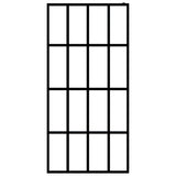 Walk-in Shower Screen Clear Tempered Glass 118x190 cm 145677