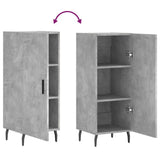 Sideboard Concrete Grey 34.5x34x90 cm Engineered Wood 828560