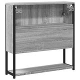 Bathroom Mirror Cabinet Grey Sonoma 60x16x60 cm Engineered Wood 842424