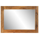 Mirror 70x50 cm Solid Wood Mango and Glass 351985