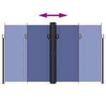 Retractable Side Awning Blue 200x1200 cm 4004851
