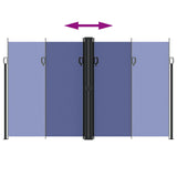 Retractable Side Awning Blue 200x1200 cm 4004851