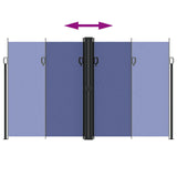 Retractable Side Awning Blue 200x1200 cm 4004851