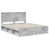 Bed Frame with Headboard Concerte 160 x 200 cm Solid Pine Wood 3410986