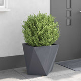 Planter 2 pcs Anthracite 50 x 50 x 50 cm Steel 883841