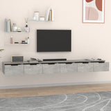 Wall Cabinets 2 pcs Concrete Grey 102x30x20 cm Engineered Wood 3115903