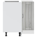 Kitchen Corner Base Cabinet Lucca Grey Sonoma Engineered Wood 853753