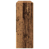 Wall Cabinets 2 pcs Old Wood 69.5 x 34 x 90 cm Engineered Wood 3334317