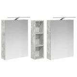 Bathroom Cabinet Set 3 pcs 120 x 14.5 x 70 cm Engineered wood 3403755