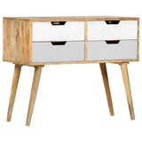 Sideboard Brown Solid Mango Wood 85x40x71 cm Storage Vintage 286241