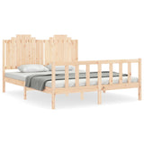 Bed Frame without Mattress 160x200 cm Solid Wood Pine 3192306