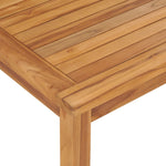 Garden Dining Table 120x70x77 cm Solid Teak Wood 49360
