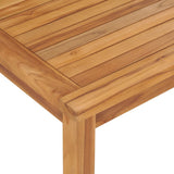 Garden Dining Table 120x70x77 cm Solid Teak Wood 49360
