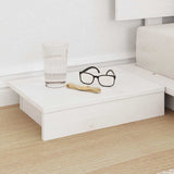 Bed Frame White 90 x 190 cm Wood 872423