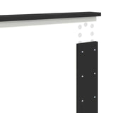 Bed Frame with Headboard Black 120 x 190 cm Engineered wood 3407896