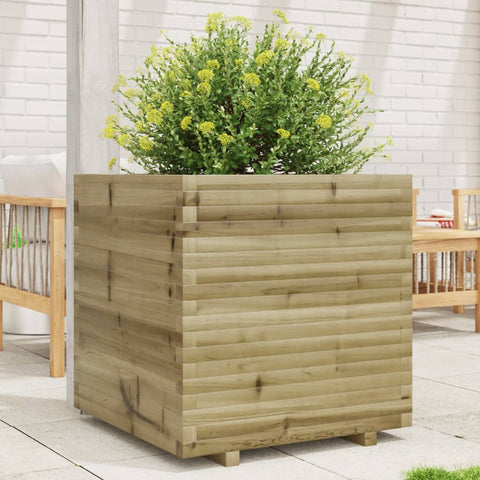 ZNTS Garden Planter 70x70x72 cm Impregnated Wood Pine 3282623