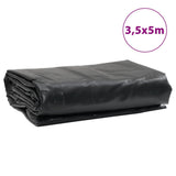 Tarpaulin Anthracite 3.5x5 m 650 g/m 156096