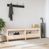 Hall Bench 160x28x45 cm Solid Wood Pine 837379