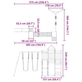 Outdoor Playset Impregnated Wood Pine 3279006