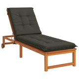Sunlounger Cushion GEMERT 100% Polyester Anthracite 947349
