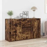 Sideboard Smoked Oak 120 x 36 x 69 cm Engineered Wood 3333860