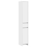 Bathroom Cabinet White 30 x 33 x 190 cm Engineered Wood 890752