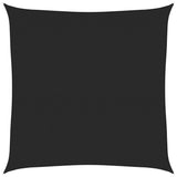 Sunshade Sail 160 g/m Black 7x7 m HDPE 311720
