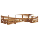 Outdoor Sofa Set 6 pcs Natural Solid Acacia Wood 3373729